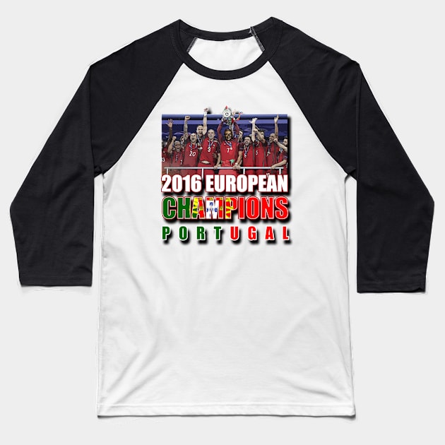 2016 European Champions!! Baseball T-Shirt by blackcheetah